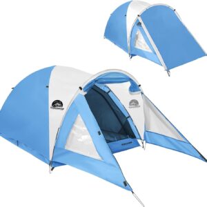 Camping Tent 2 Person with Porch, Lightweight Backpacking Tent 2 Person, Easy Setup Waterproof Two Person Camping Gear for Outdoor Hiking Hunting Mountaineering by Underwood Aggregator