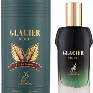 Maison Alhambra Glacier Bold for Unisex Eau de Parfum Spray, 3.4 Ounce / 100 ml