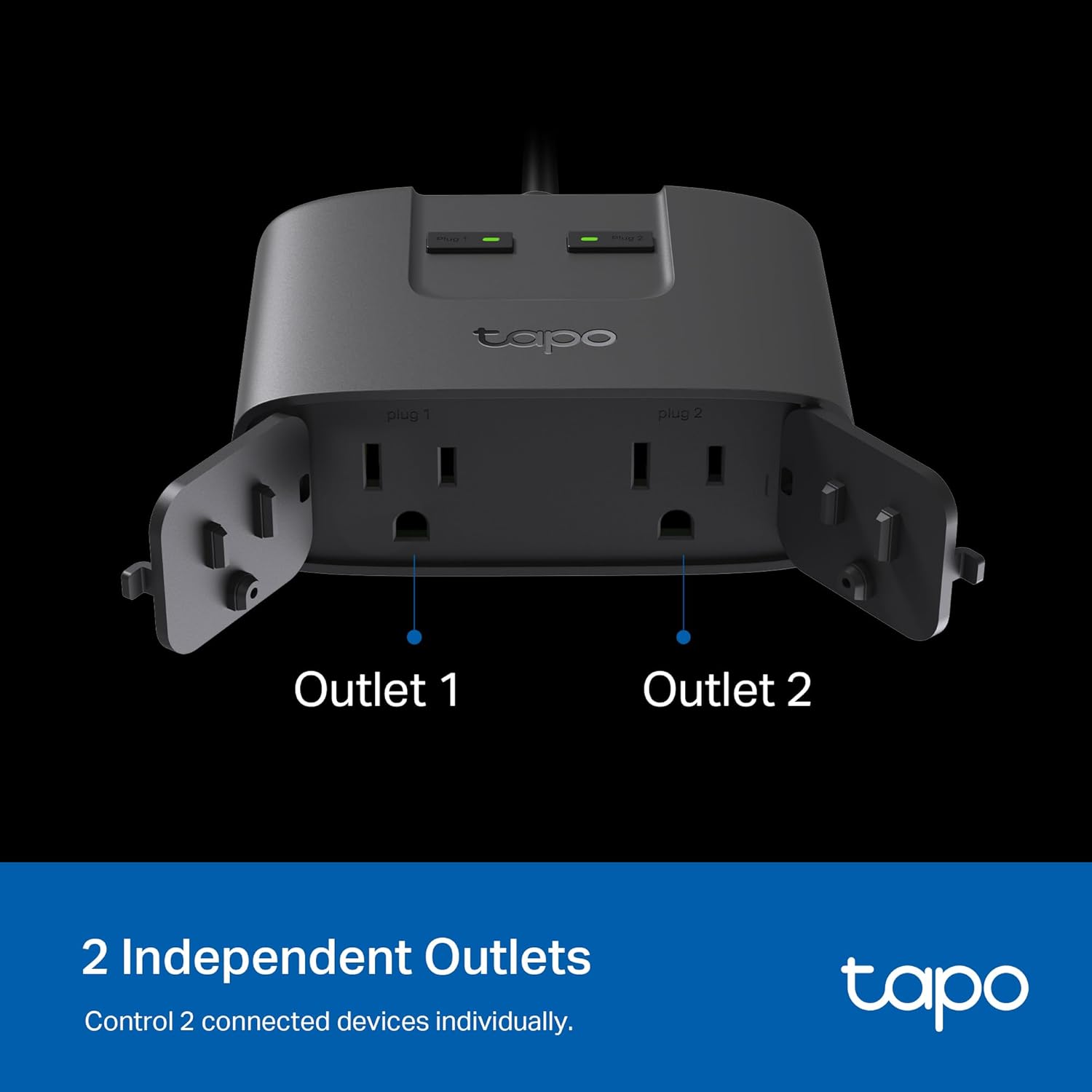 TP-Link Tapo Matter Outdoor Smart Plug, 2 Individual outlets, IP65 Weather Resistance, Works with Apple Home, Alexa, Google Home, Long Wi-Fi Range, 2.4G Wi-Fi Only, ETL Certified(Tapo P400M) - Image 9