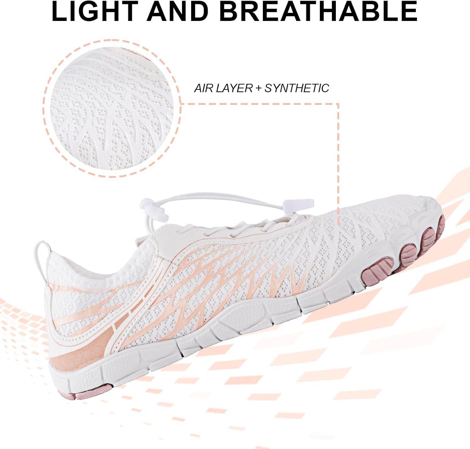 StoneLiquid Hike Barefoot Shoes for Women Men Waterproof Trail Running Healthy & Non-Slip Barefoot Footwear - Image 2