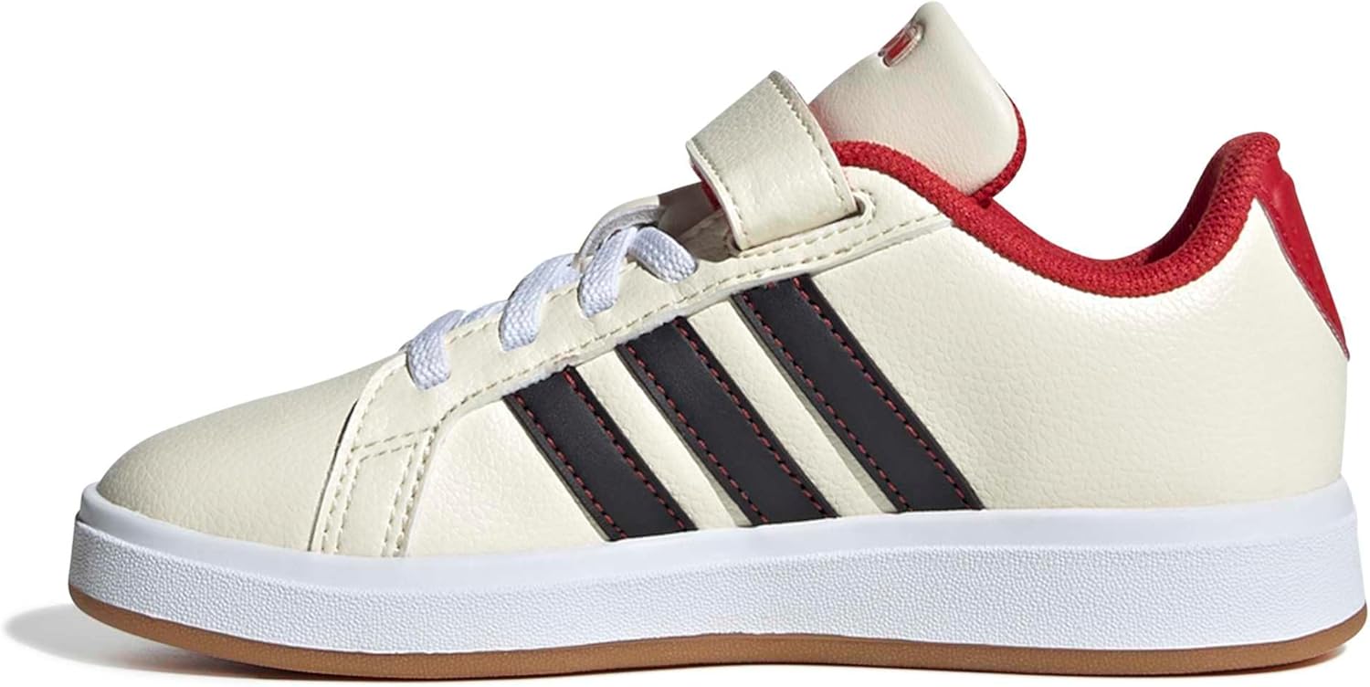 Adidas Unisex-Child Disney Grand Court Elastic Lace & Strap