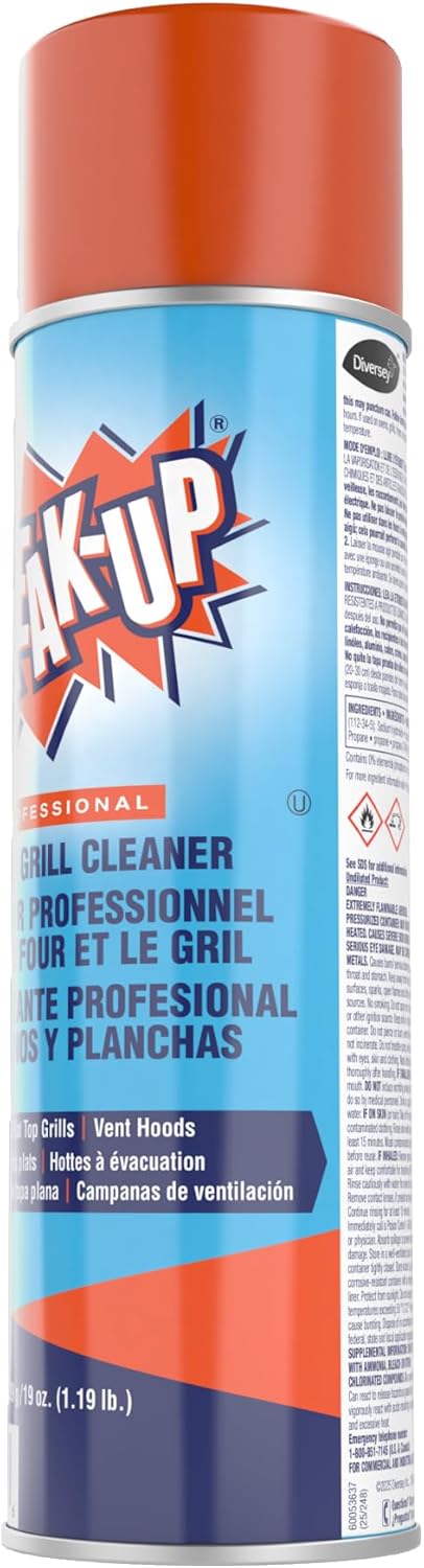 Diversey CBD991206 Break Up Professional Oven & Grill Cleaner, Heavy Duty Spray Removes Baked on Grease, Aerosol, 19-Ounce - Image 2