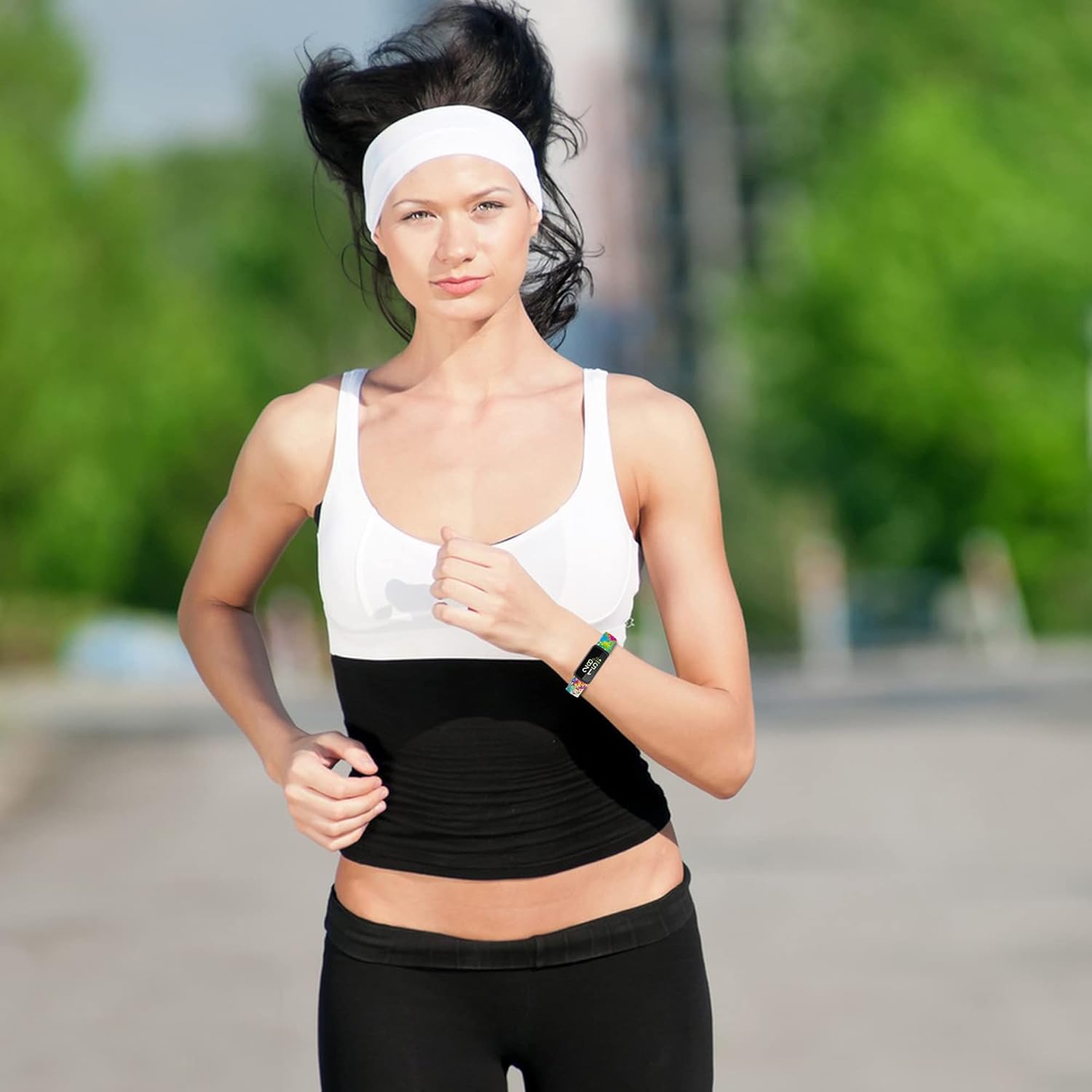 FitTurn[6pack Bands Compatible with Fitbit inspire 3 Fitness Tracker for Women Men Girls Band Replacement Sports Wristbands Adjustable Colorful Pattern Silicone Strap for inspire 3 Smartwatch - Image 6