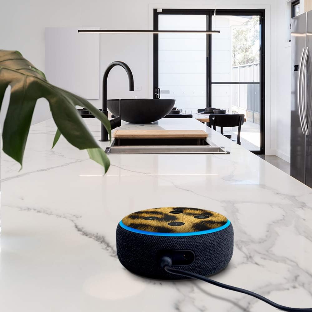 Cheetah Print - Vinyl Decal Skin Compatible with Amazon Echo Dot 3rd Generation Alexa - Decorations for Your Smart Home Speakers, Great Accessories Gift for mom, dad, Birthday, Kids - Image 3