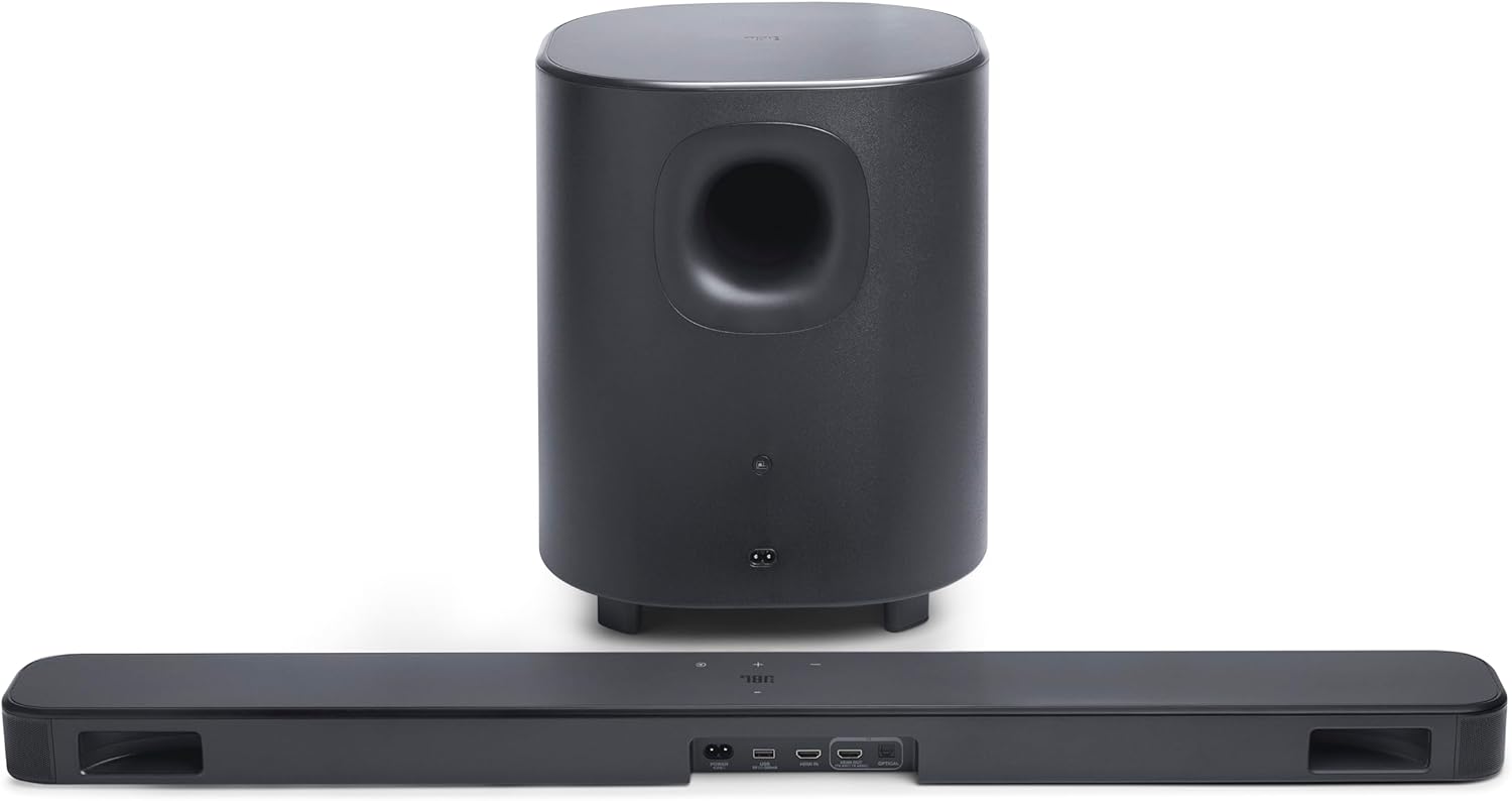 JBL Bar 500MK2-5.1 Channel soundbar System with Dolby Atmos®, MultiBeam™ 3.0 & PureVoice 2.0, 750W with 10" Sub, Easy Sound Calibration, and Works with Voice Assistant-Enabled Speakers (Black) - Image 6