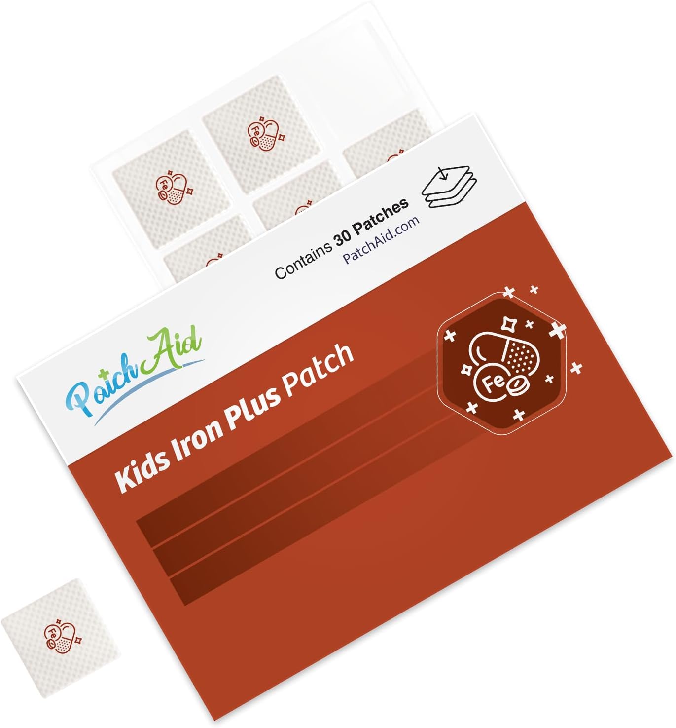 PatchAid Kids Iron Plus Topical Patch 30-Day Supply - Image 3