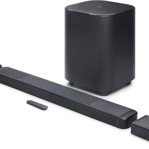 JBL Bar 1300XMK2-11.1.4 Channel soundbar System with Detachable Surround Speakers & Dolby Atmos® & DTS:X®, 1570W max Output Power & a 12″ Wireless subwoofer (Black)