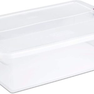 STERILITE 17551706 32-Quart Clear View Latch Box (Pack of 1)