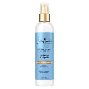 Shea Moisture Multi-Action Leave-In Conditioner Manuka Honey And Yogurt For Damaged Hair Sulfate Free Conditioner Spray 8 Oz | SheaMoisture, Multi-Action, Leave-In Conditioner, Damaged Hair, Sulfate Free