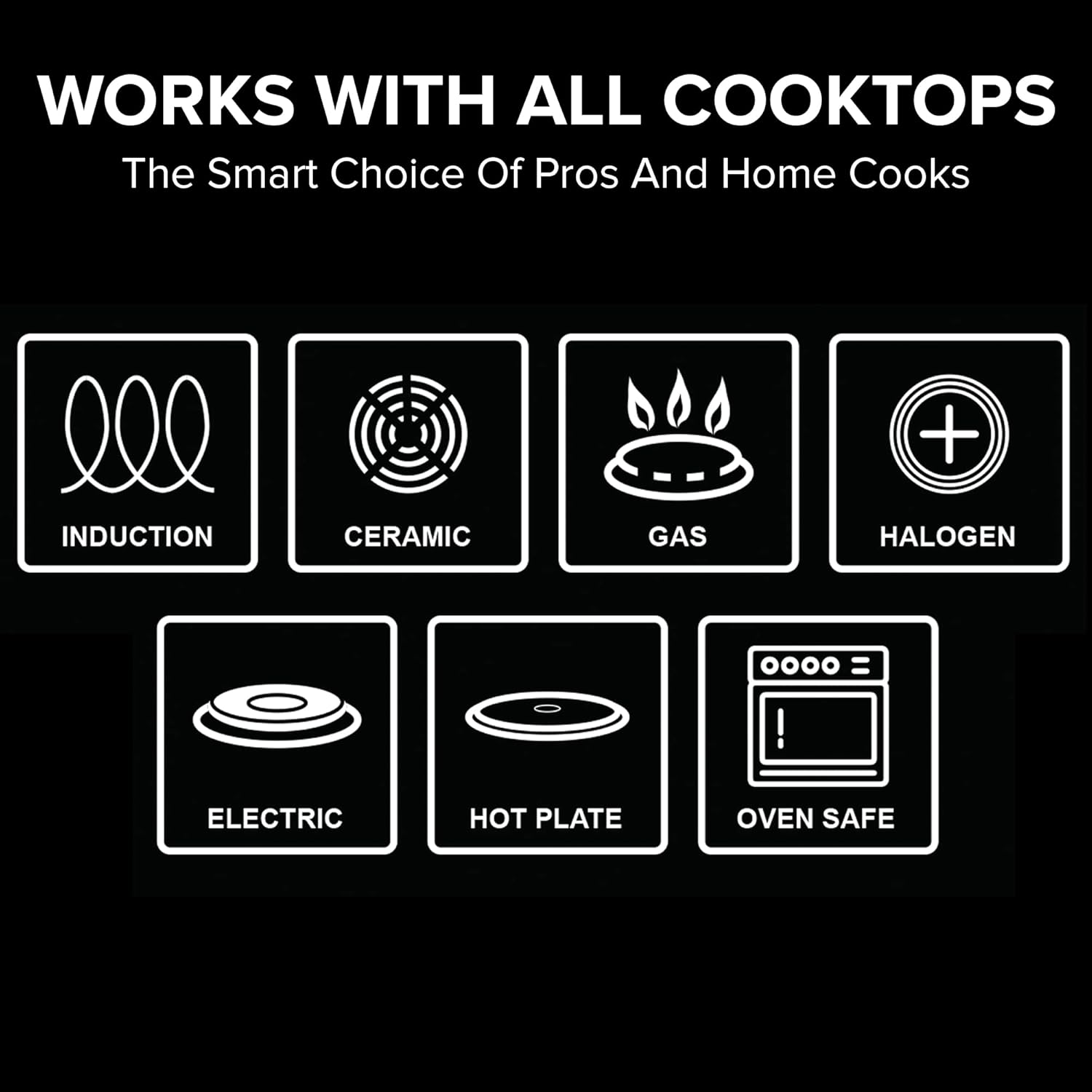 Nuwave Stainless Steel 9-Piece Pro-Smart Cookware Set, Space Saving Nestable Design, Heavy-Duty Tri-Ply, Dishwasher & Oven Safe, Ergonomic Stay-Cool Handles, Induction-Ready & Works on All Cooktops - Image 4