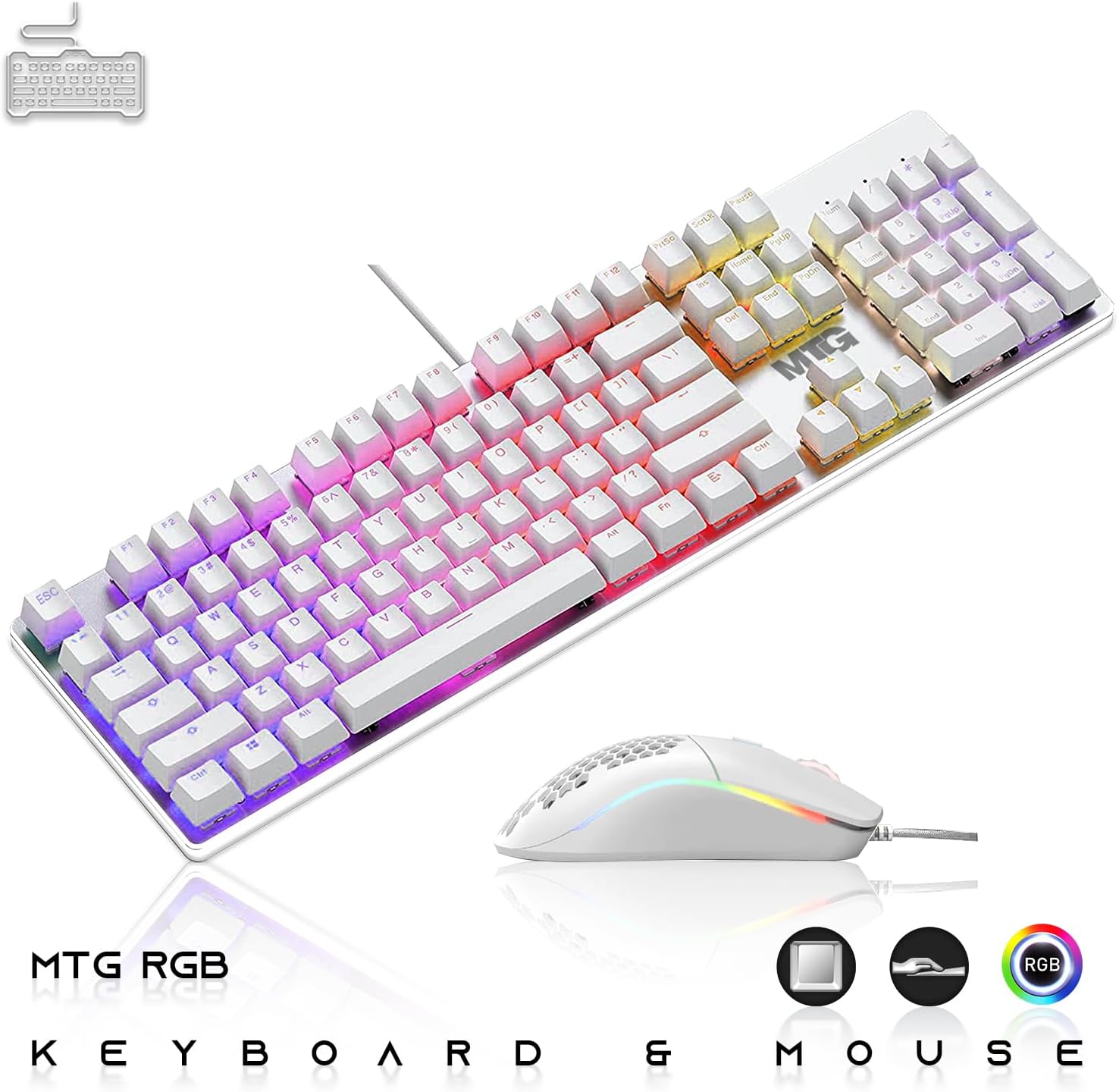 MTG Khuno Gaming Tower PC- Intel Core i5-8th Gen, GTX 1660S 6GB 192bits, 16GB ARGB Ram, 256GB Nvme, 27 Inch Curve Monitor, Gaming Kit Combo, Webcam, Win 11 Home - Image 6