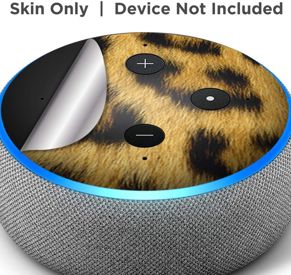 Cheetah Print - Vinyl Decal Skin Compatible with Amazon Echo Dot 3rd Generation Alexa - Decorations for Your Smart Home Speakers, Great Accessories Gift for mom, dad, Birthday, Kids - Image 7