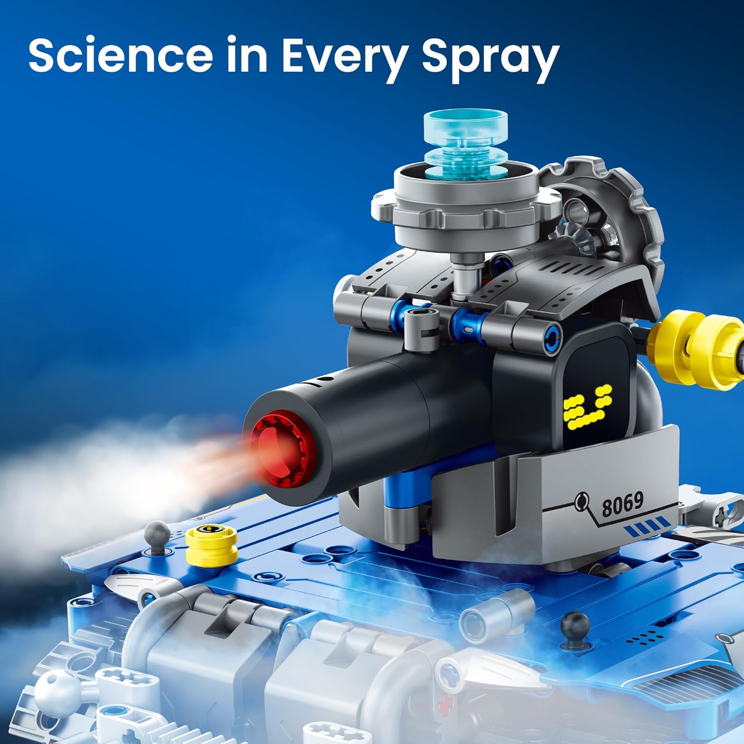 Sillbird STEM Robot Building Kit with Remote Control Gifts for Boys Ages 8-14, Buildable 5in1 Robotics Technic Coding Toy for Kids Birthday with 596 Pieces - Image 4