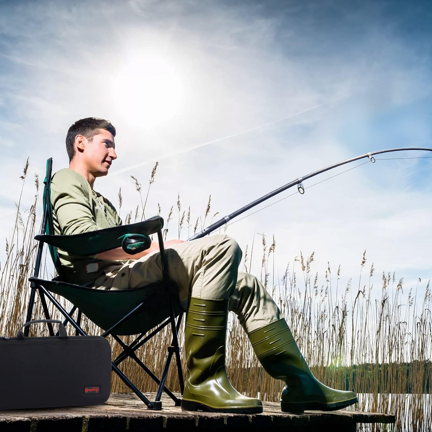 Sougayilang Telescopic Fishing Pole with Spinning Reel Portable Fishing Rod Reel Combos - Image 7