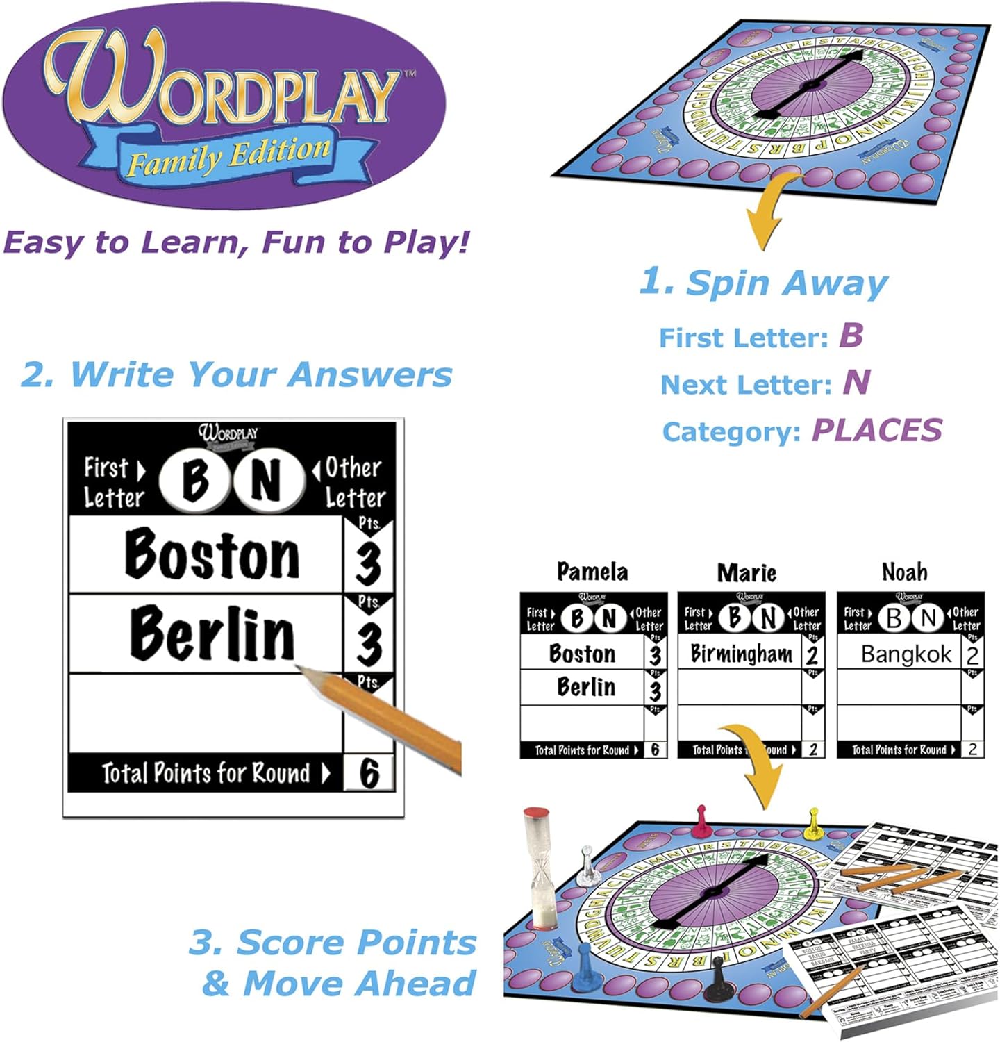 Wordplay – The Ultimate Fast-Paced Word Challenge Board Game for Family & Friends – Adult & Family Game Night Fun - Image 4
