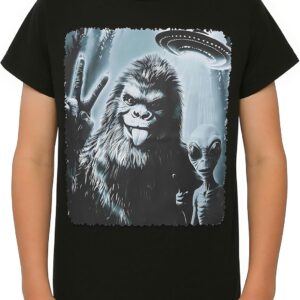 Boys Short Sleeve T Shirts Kids Summer Crewneck Tops Loose Fit Basic Tees for 8-12 Years