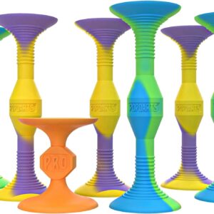Popdarts PRO Pack Game Set (Wigglenobber Target Marker) – Indoor, Outdoor Suction Cup Throwing Game – Competition with a POP