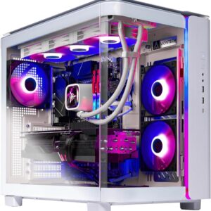 Skytech Gaming King 95 Desktop PC, Ryzen 7 9700X 3.8 GHz (5.5GHz), NVIDIA RTX 5070 12GB, 1TB Gen4 NVMe SSD, 32GB DDR5 RAM 6000 RGB, 850W Gold ATX 3 PSU, 360mm ARGB AIO, Wi-Fi, Win 11