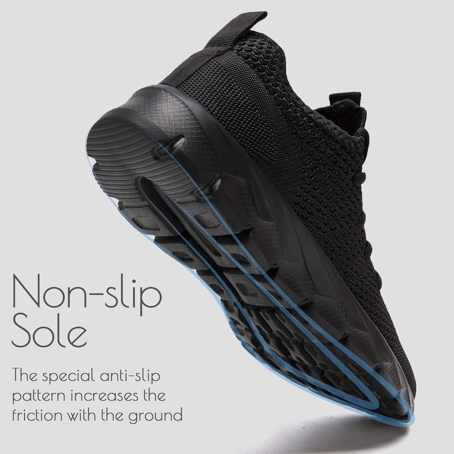 ZGPWZWL Mens Running Shoes Fashion Sneakers Tennis Walking Casual Athletic Lightweight Breathable Workout Gym Comfortable Shoes - Image 7