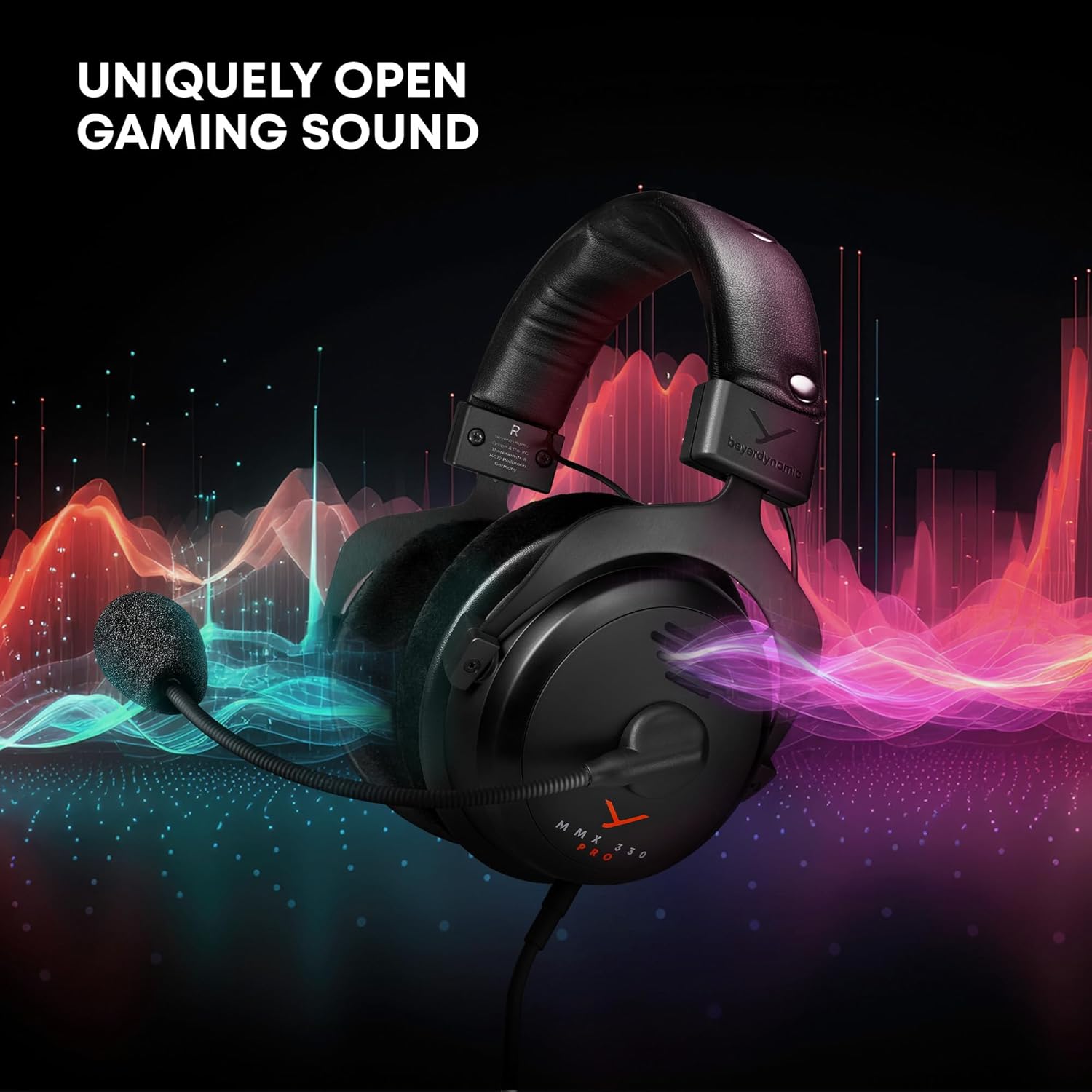beyerdynamic MMX 330 Pro Open-Back Gaming Headset with Stellar.45 Driver and Condenser Microphone, Wired Gaming Headset Suitable for PC, Xbox, PlayStation and Nintendo Switch. Handmade in Germany - Image 2