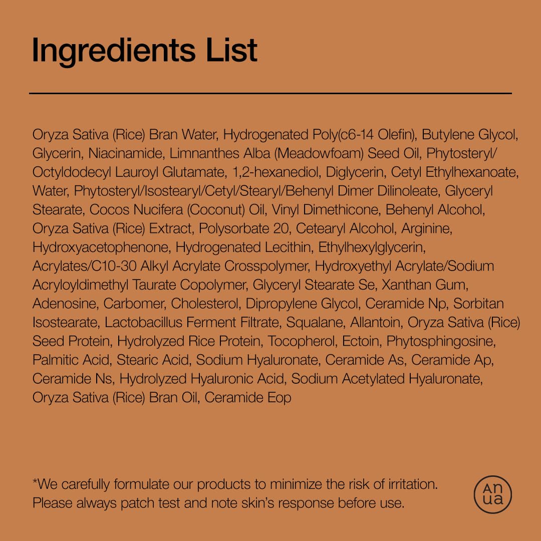 ANUA Rice 70 Intensive Moisturizing Milk, Hydrating Face Lotion, Niacinamide, Ceramides, All Skin Types, Sensitive, Skin Moisture Barrier, Lightweight Nourishing, Korean Skincare, 5.07 fl.oz. - Image 6