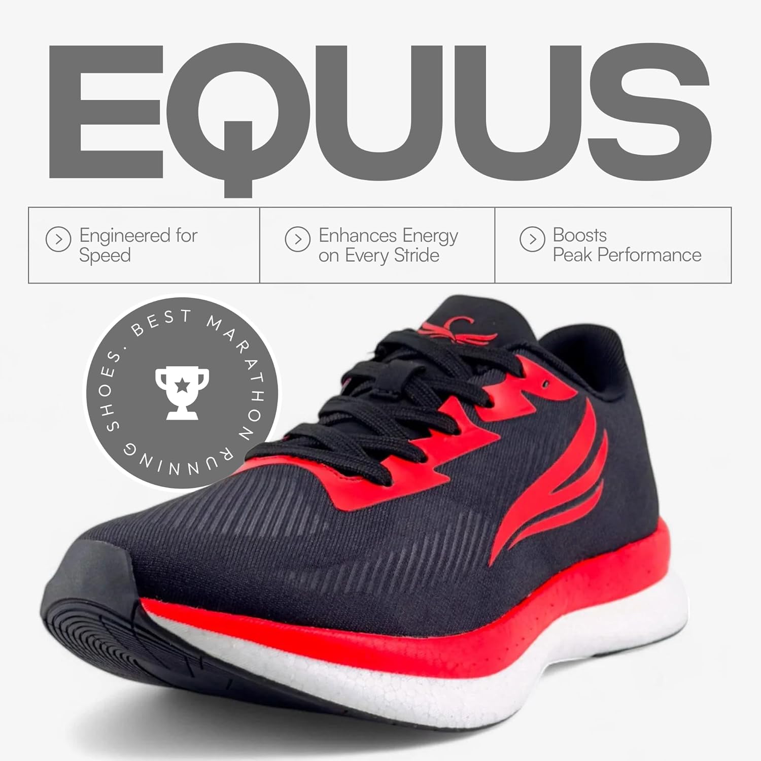 Swift Running EQUUS Men’s Carbon Fiber Running Shoes with High Cushion, Responsive Midsole - Image 3