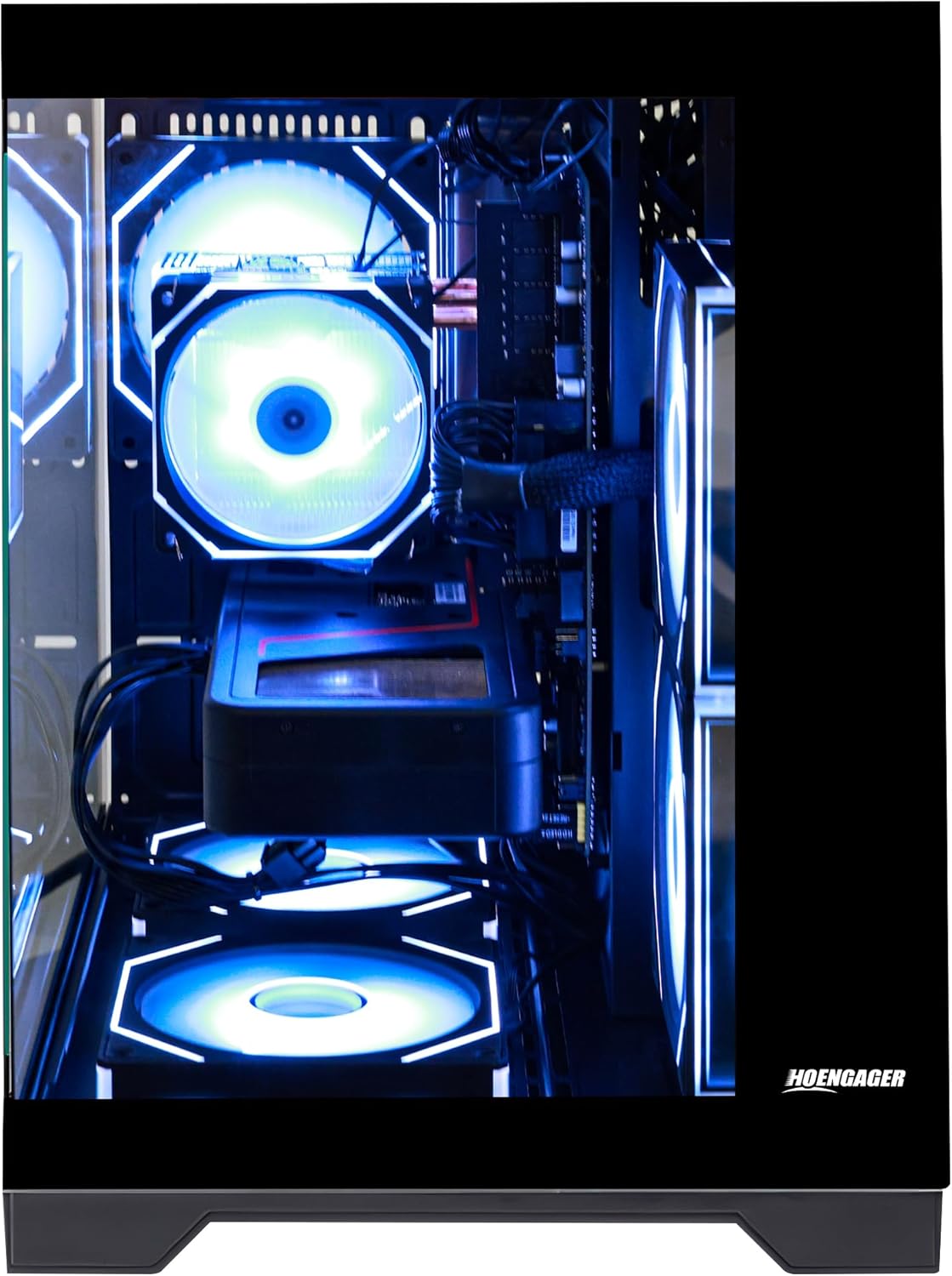 Gaming Desktop Intel Core i5-14400F 2.5-4.6 GHz 10 Core, GeForce RTX 5060 8GB, 32GB DDR4 RAM 3200MHz,1TB PCIe SSD, Wi-Fi & BT,Win 11, Prebuilt Tower RGB Computer-Black - Image 6