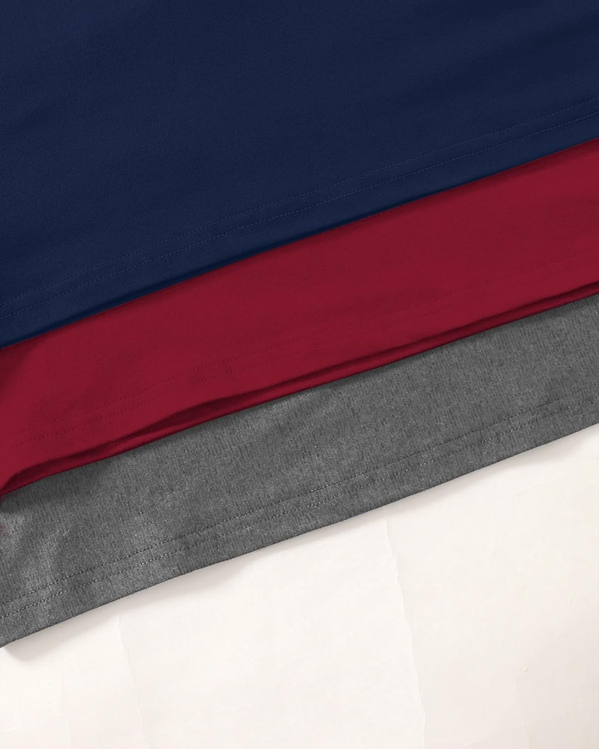 PureChapter 3 Pack Boys Long Sleeve Athletic Shirts Color Blocked Casual Baseball Shirts for Boys - Image 6