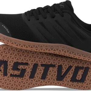 ASITVO Wide Men’s Barefoot Zero Drop Sole Minimalist Width Toe Box Walking Shoes Sneakers TPU Toe No-Sew Upper