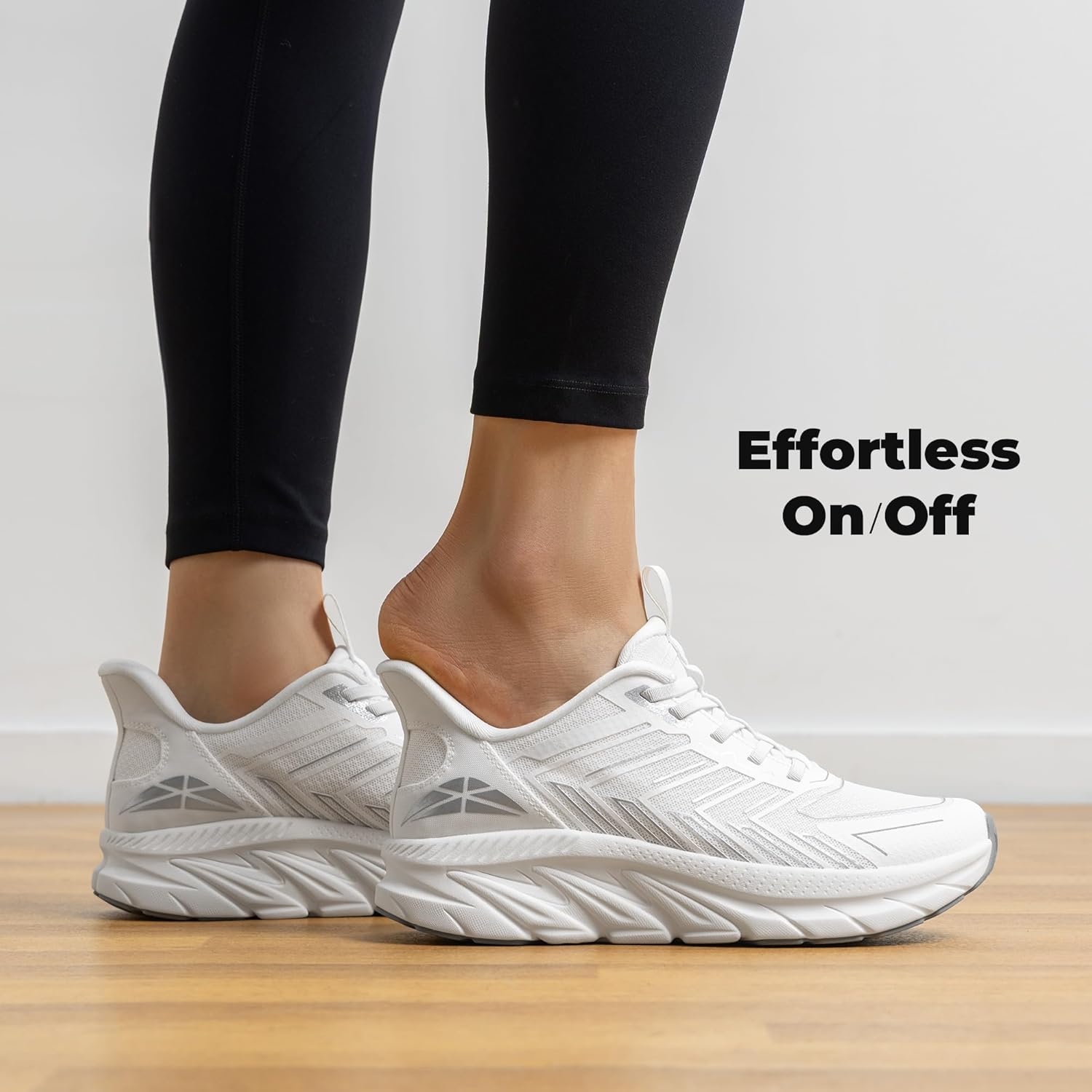 Women's Slip On Walking Shoes Running Comfortable Tennis Breathable Non Slip Athletic Gym Workout Cross Training Fashion Sneakers - Image 2