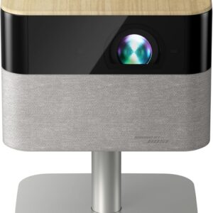 Epson Lifestudio Flex Plus 4K PRO-UHD Portable Lifestyle Projector 1,000 Lumens of Color and White Brightness, Sound by Bose, Google TV, 3-Chip 3LCD Triple Core Engine, Projection Studio App