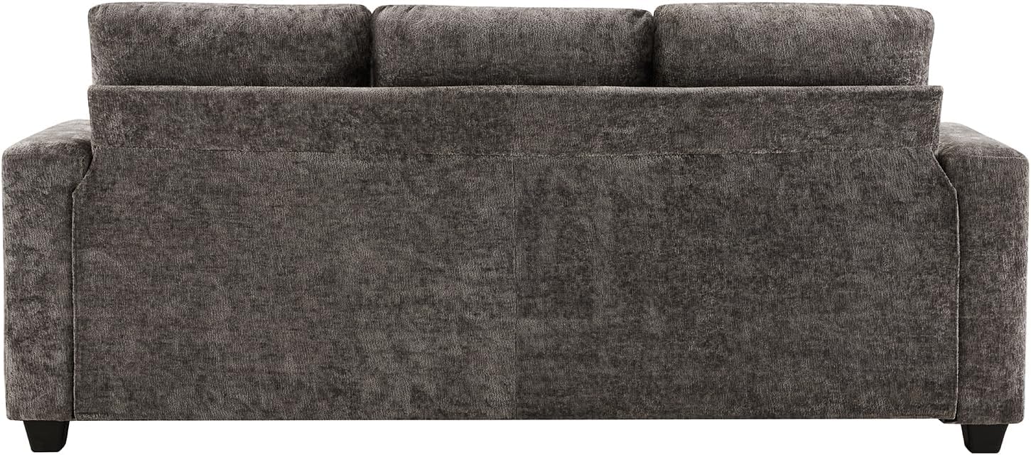 89" 3 Seater Couches for Living Room Sofas Comfy Sectional Couch with 24" Deep Seat Loveseat Sofa for Small Apartment, Grey - Image 9