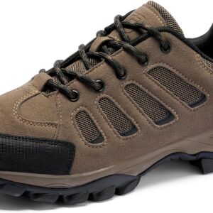 Men’s Hiking Shoes Walking Sneakers Outdoor Workout Footwear Non Slip Comfortable Lightweight Breathable Trekking Backpacking Trail Running