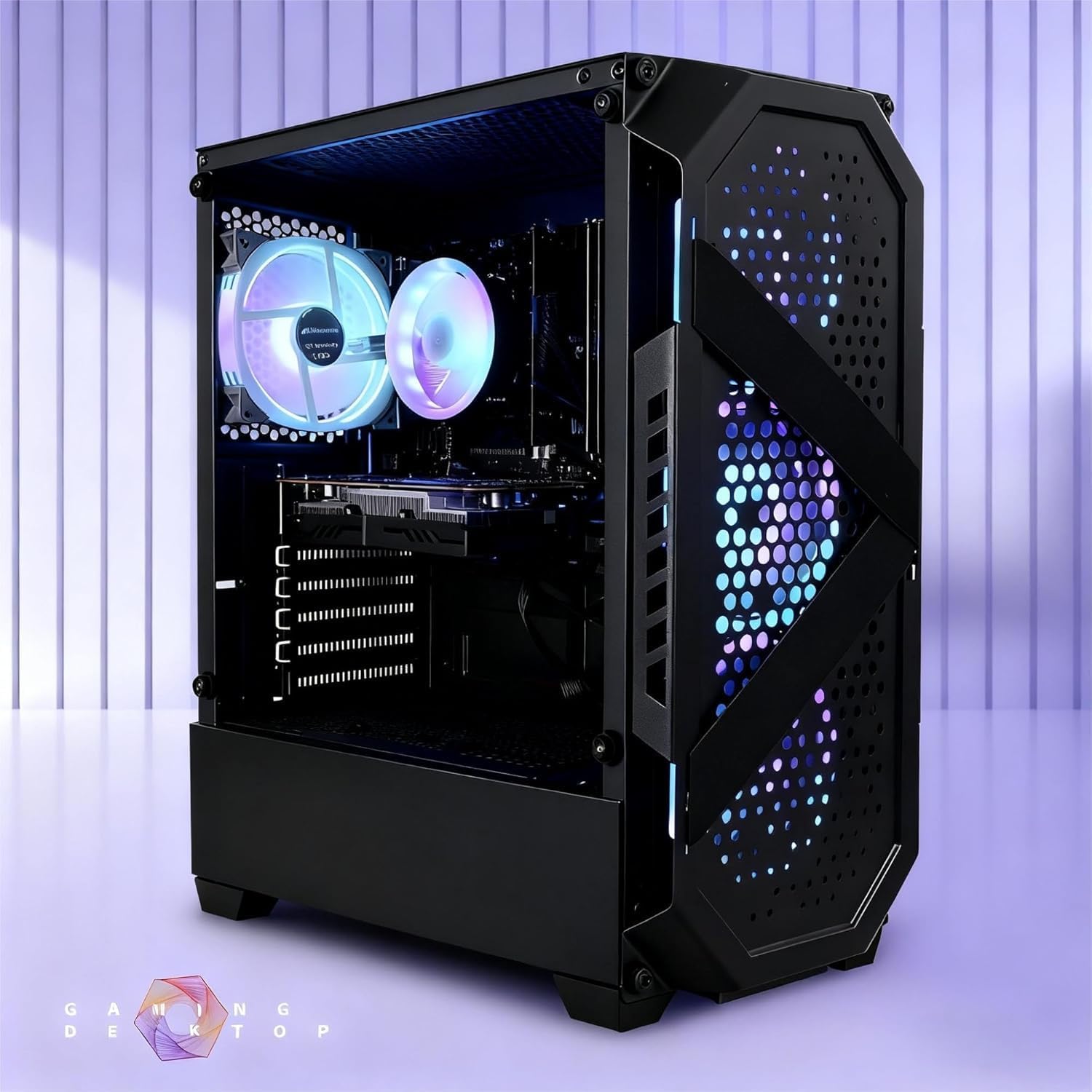 STGAubron Gaming PC Desktop Computer, Intel Core i7 up to 3.9G, GeForce RTX 3060 12G, 32GB RAM, 1TB SSD, WiFi 6, BT 5.0, RGB Fan x 4, Windows 11 Home - Image 5