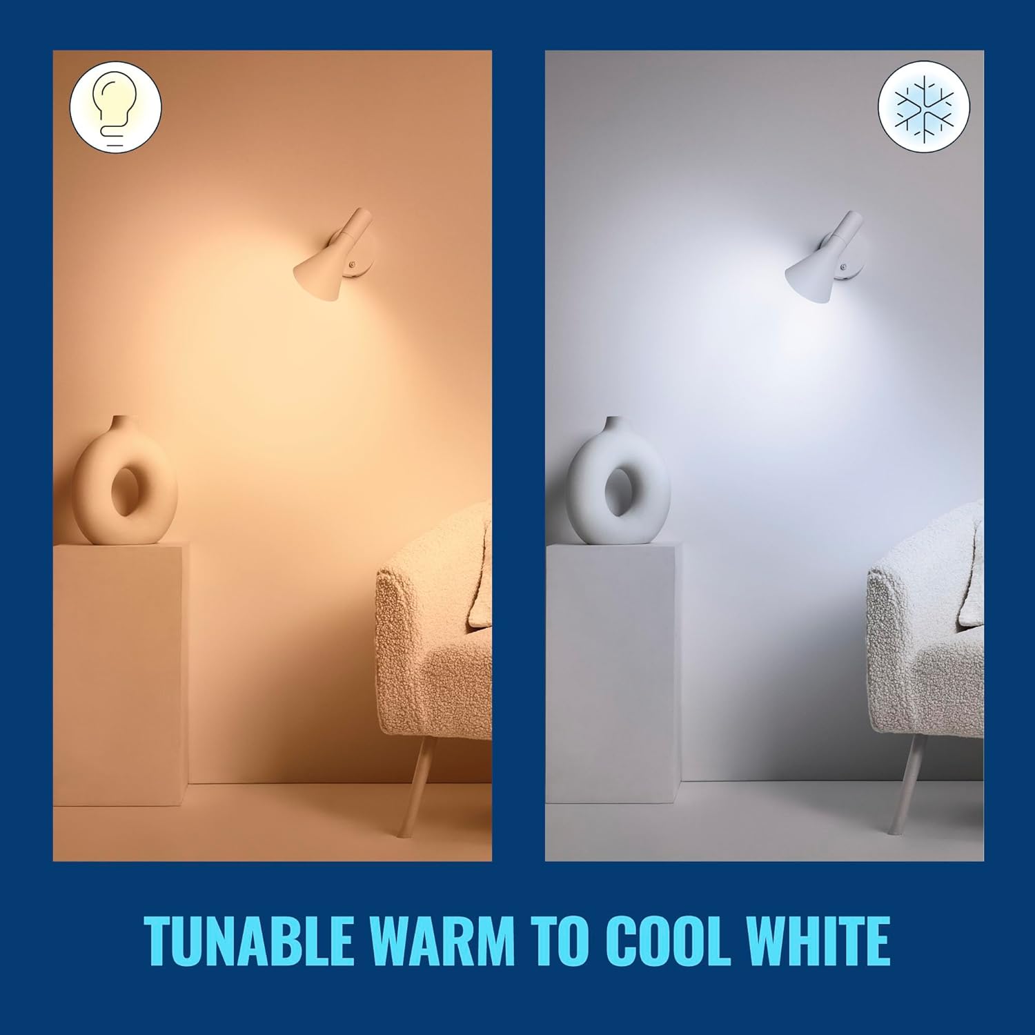 WiZ Connected 40W B12 Smart Candle-shape, E12 base, Full Color, Dimmable, 1-Pack, Indoor, Connect to Wi-Fi, Control Voice or App + Activate with Motion, Matter Compatible - Image 5