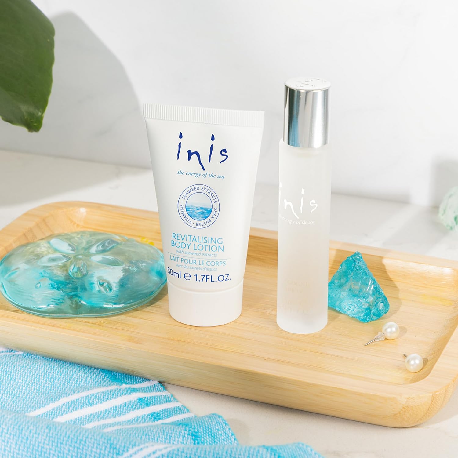 Inis the Energy of the Sea Cologne & Body Lotion Sampler Set - Travel Size Toiletries for Women and Men - Unisex Ocean Fresh Fragrance - Image 2