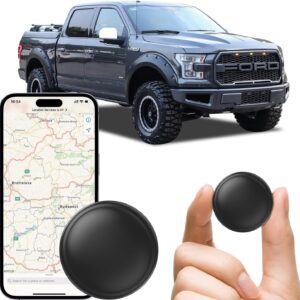 GPS Tracker Device for Car and Vehicles: Mini Hidden Magnetic no Subscription Trackers for Tracking Kids Elderly Vehicle pet – Real Time Location Track Devices no Monthly Fee for Android and iPhone