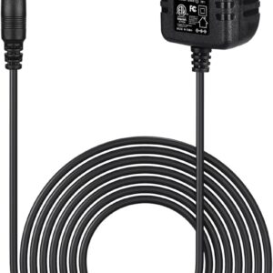 15W Power Cord Adapter for Echo Spot Smart Clock & Pop Smart Speaker – Black Wall Charger Plug Long Cable, 5ft
