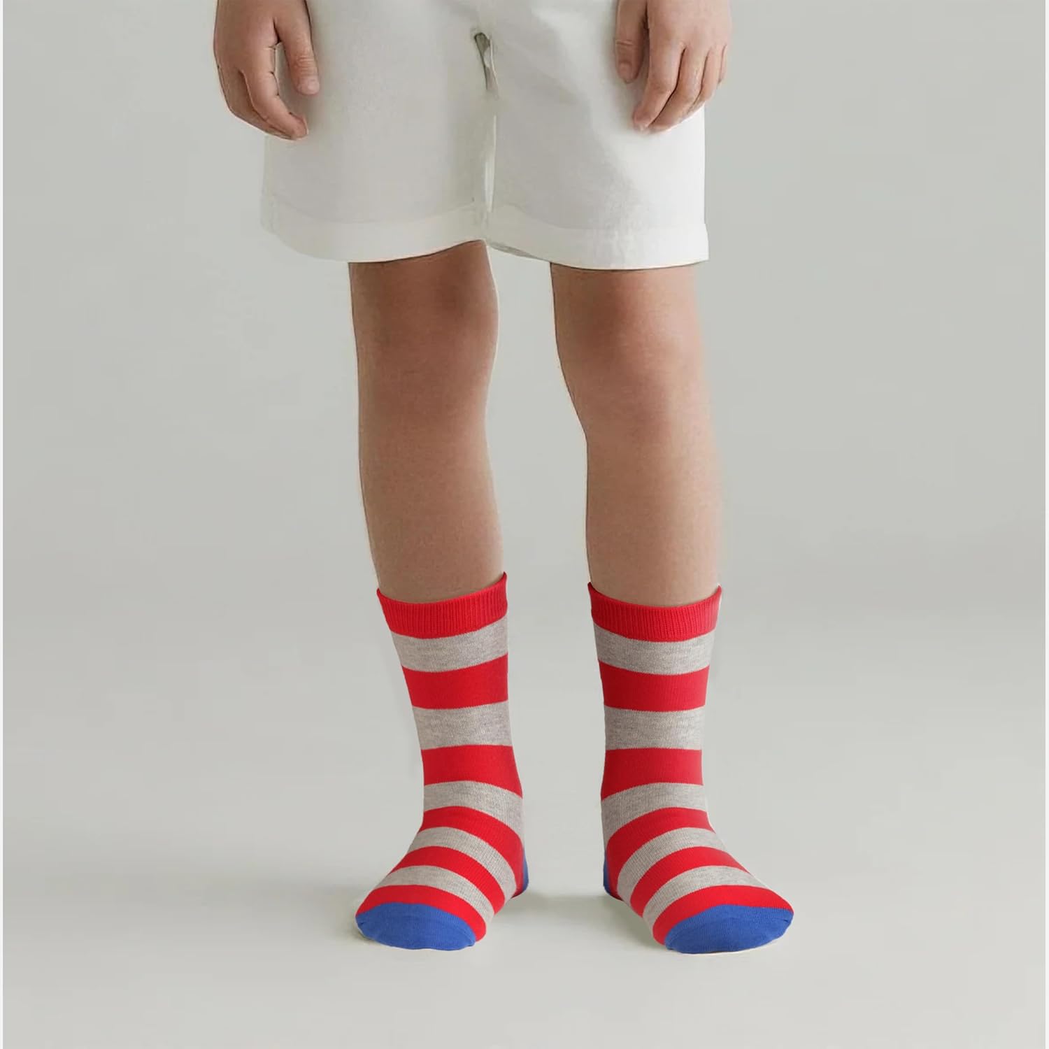 COTTON DAY Kids Boys Crew Dress Socks Bright Colorful Pattern Graphic Print - Image 7