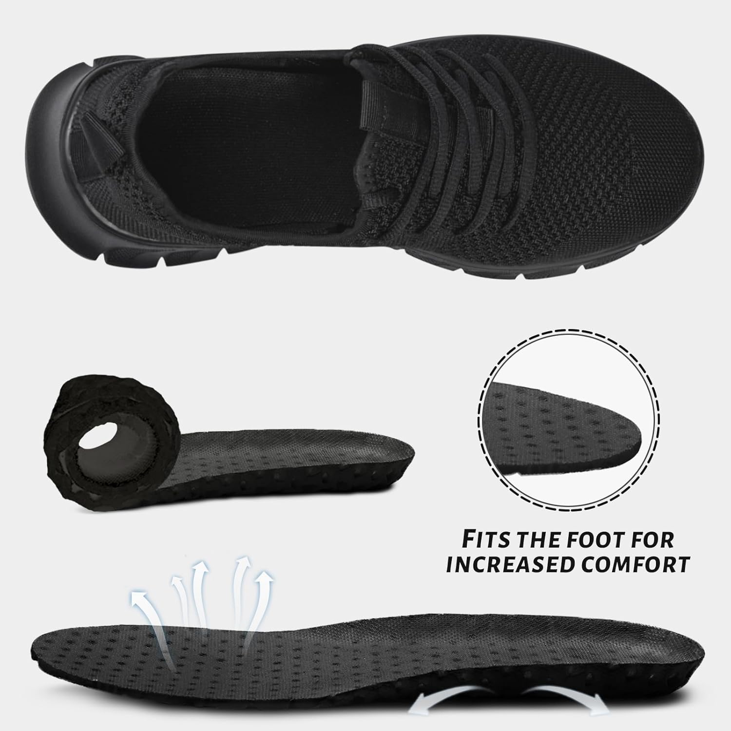 Womens Shoes Running Sneakers Tennis Non Slip Walking Gym Workout Athletic Comfortable Fashion saport Casual Shoe - Image 5