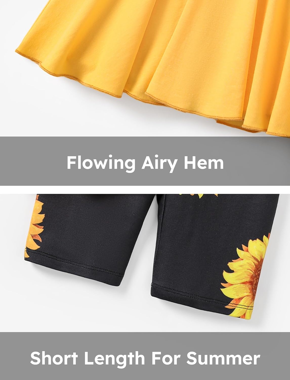 PATPAT Girls Summer 2 Piece Outfits 4-12Y Butterfly Bow Sleeveless Tunic Tops and Floral Print Shorts Cute Clothes - Image 6