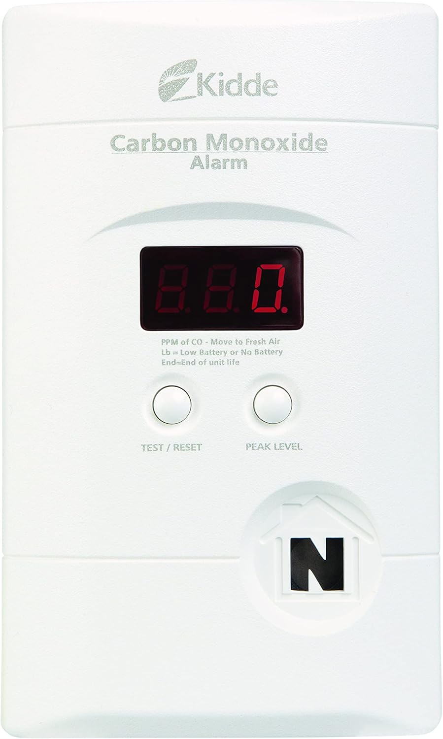 Kidde Carbon Monoxide Detector, Plug In Wall with 9-Volt Battery Backup, Digital LED Display - Image 12
