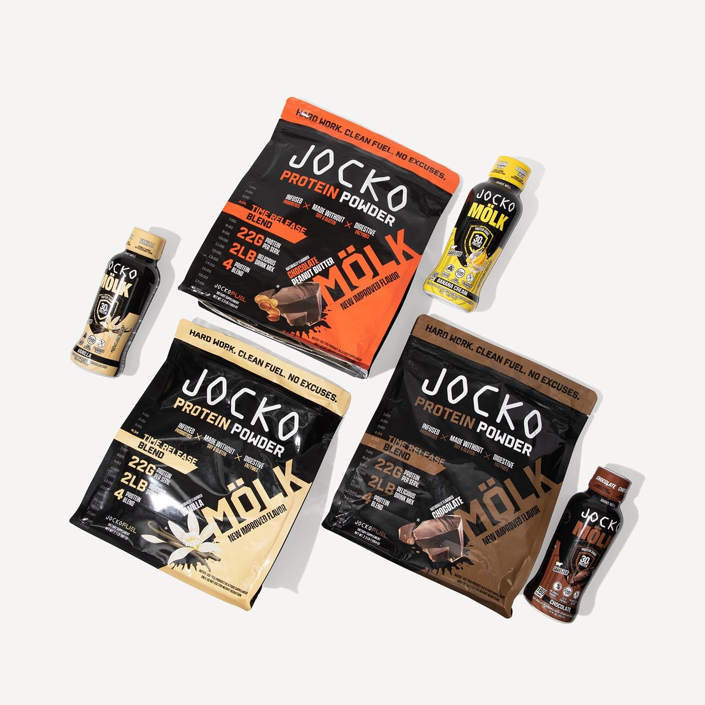 Jocko Mölk 30g Grass Fed Protein Shakes – No Added Sugar Protein Drinks KETO Friendly - Ready to Drink 12 FL Oz (Pack of 12) Chocolate - Image 5