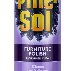 Pine-Sol Furniture Polish Aerosol, Lavender Scent – Wood Furniture Polish Spray Gives You A Powerful Clean You Can Trust – 12.7 Ounce