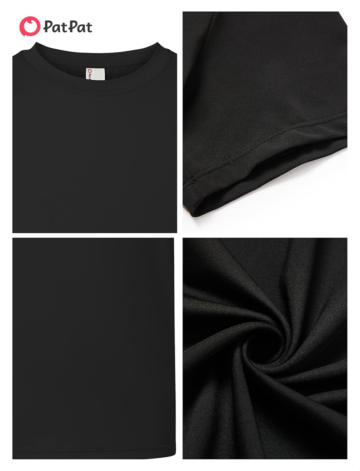 PATPAT Boys Neon Shirt 5T to Youth Dry Fit Athletic UPF 50+ T Shirts Short Sleeve Rash Guard Performance Sports Undershirt - Image 6