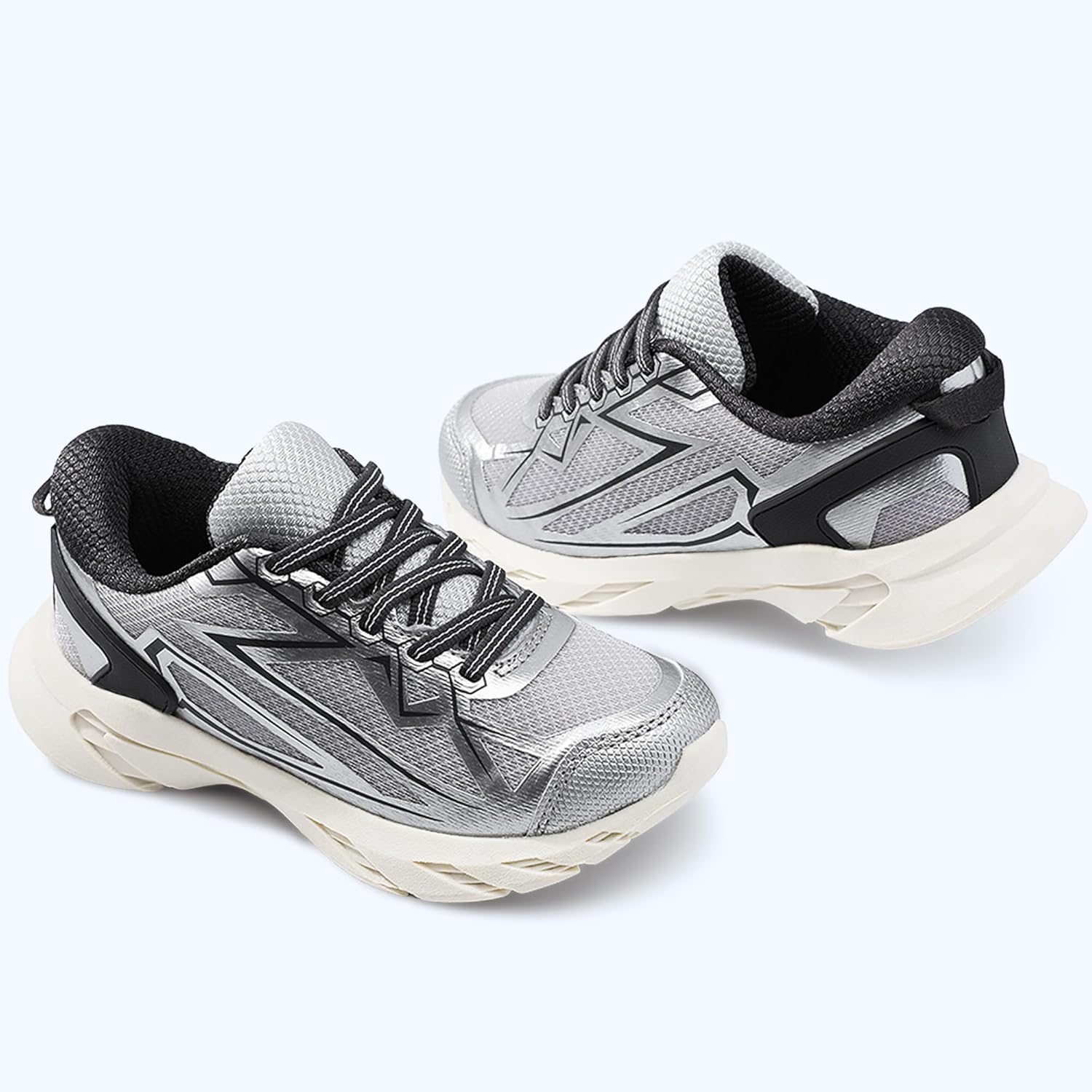 HOMEHOT Boys Girls Lightweight Breathable Sneakers Strap Athletic Tennis Shoes for Running Walking (Toddler/Little Kid/Big Kid) - Image 6