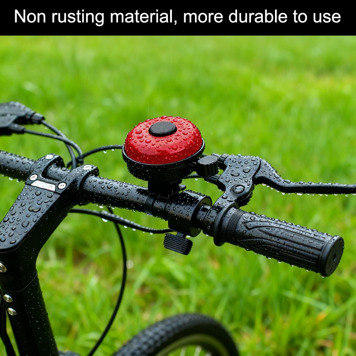 Classic Bike Bell for Adults, Aluminum Bicycle Bell, Loud Crisp Clear Sound Bicycle Horn Bike Accessories for Adult Bikes, Easy Installation, Use for Mountain Road and Commuter Safety - Image 6