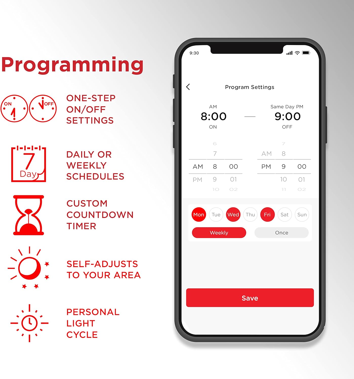 UltraPro Wi-Fi LED Smart Light Bulb, A19, 60W Equivalent, White Select Tunable 2700K - 6500K, Full-Range Dimmability, 2.4GHz Router Required, Circadian Rhythm, Easy-to-Use App, 4 Pack, 51453 - Image 7