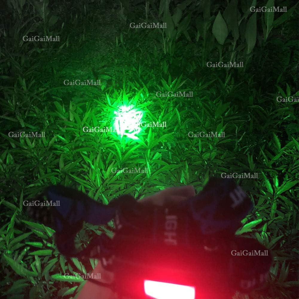 Multicolor Headlamp Flashlight 1000 Lumen Waterproof Zoomable Led Headlight with White Red Green Blue Light - Image 8