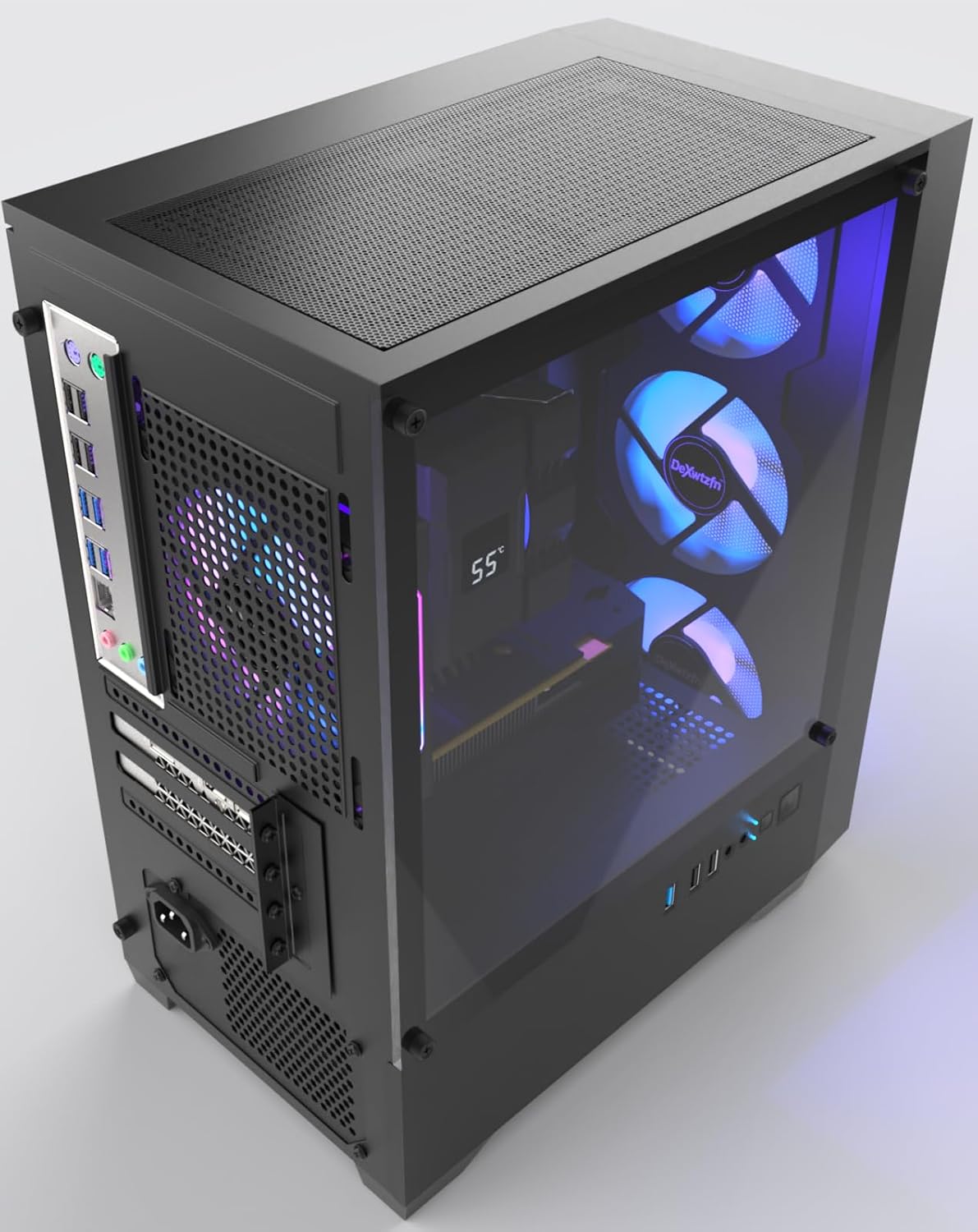 Gaming PC, i7 CPU Up to 4.2 GHz, RX 590 2304 SP 8GB, 512GB SSD, 16GB RAM, RGB Fansx4 for Desktop PC, WiFi 6 BT 5.3, Win11 (i7+RX 590+512GB) - Image 7